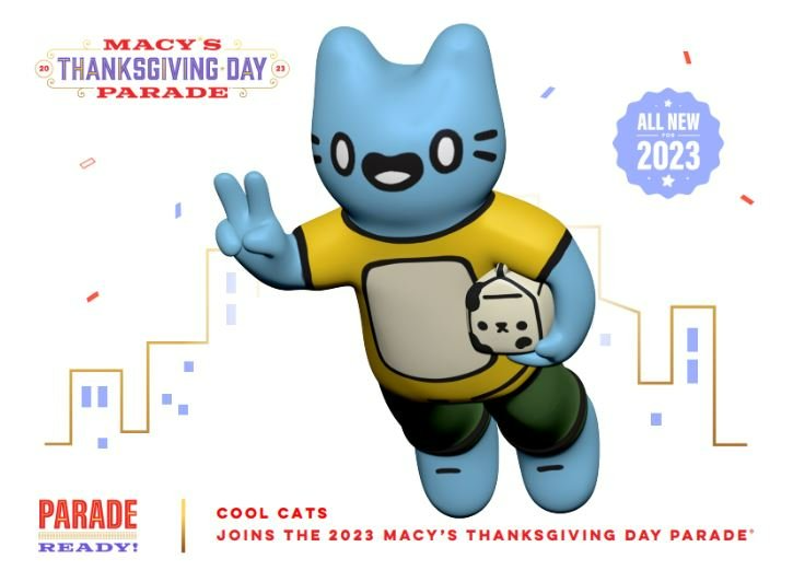 Blue Cat Balloon at Macy’s Day Parade: Cool Cats’ Spectacular Entry